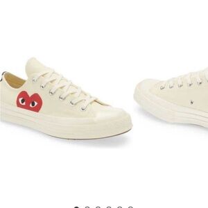 Come de Garçons Hidden heart low top converse